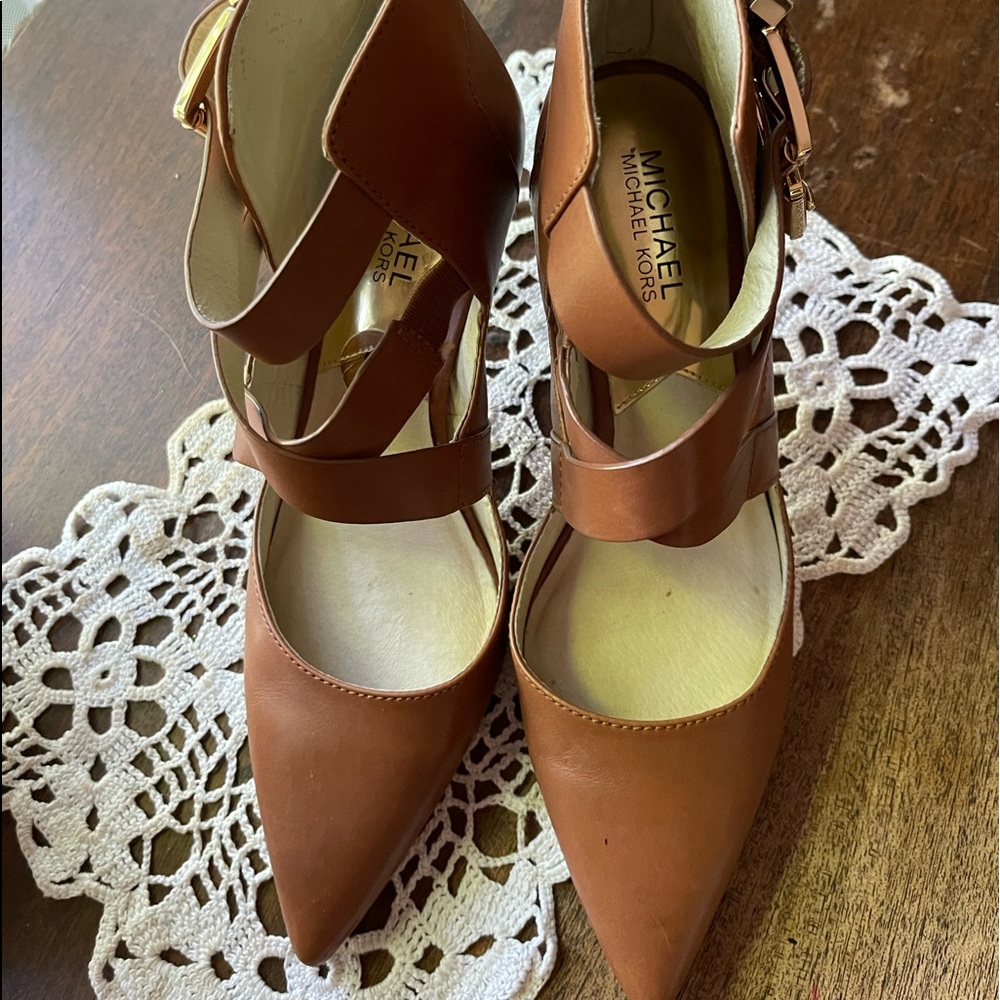 MICHAEL Michael Kors brown shoes, like new . Perfect condition size 8 - Picture 12 of 15